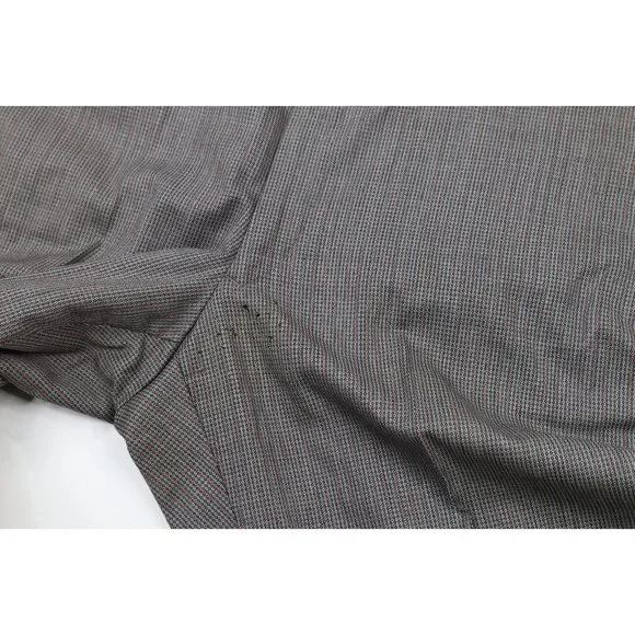 Vintage 40s Streetwear Mens 38x32 Thrashed Wool Wide Leg Bell Bottoms Pants USA
